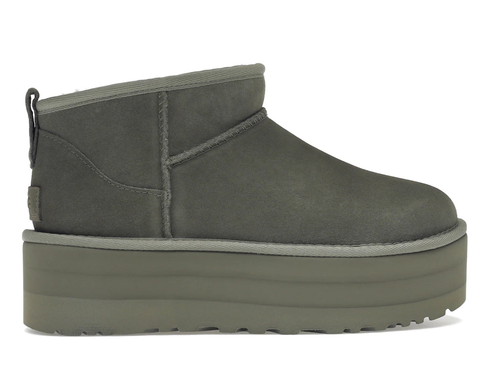 UGG Classic Ultra Mini Platform Boot Moss Green (W)