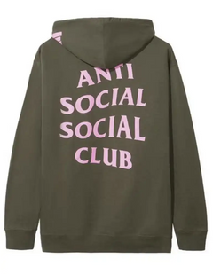 Anti Social Social Club x Undefeated Club Hoodie Olive