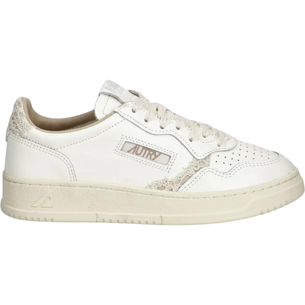 Autry Medalist Low Beige Lace (W)