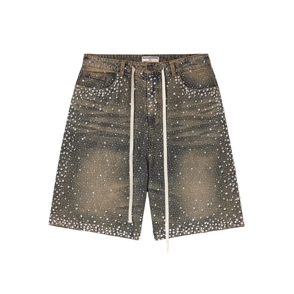 Vale Forever Rainstorm Jorts Blue